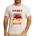 Daddy Of The Birthday Racer Race Car Party Family Matching Men's Casual T-Shirt White