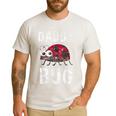 Daddy Bug Ladybug Lover Cute Dad Small Men's Casual T-Shirt White