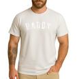 Daddy Classic Bold Font Father's Day Daddy Men's Casual T-Shirt White Daddy Classic Bold Font Father's Day Daddy Men's Casual T-Shirt White
