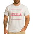 Daddy Daughter Squad Fathers Day Matching Dad And Daughter Men's Casual T-Shirt White