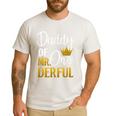Daddy Of Mr Onederful 1st Birthday Father's Day First Daddy Men's Casual T-Shirt White