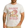 Daddy Of The Two Wild Zoo 2nd Birthday Safari Jungle Animal Men's Casual T-Shirt White