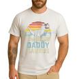 Daddysaurus T Rex Dinosaur Daddy Saurus Family Matching Men's Casual T-Shirt White