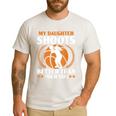 Daughter Basketball Sport Basketball Dad Mom Basketball Fan Men's Casual T-Shirt White