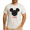 Disney Mickey Mouse Dad Family Small Men's Casual T-Shirt White Disney Mickey Mouse Dad Family Small Men's Casual T-Shirt White
