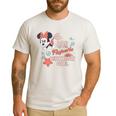 Disney Minnie Mouse Mermaid Dad Of The Birthday Girl Men's Casual T-Shirt White