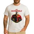 Disney Pixar The Incredibles 2 Mr Incredible Vintage Dad Men's Casual T-Shirt White Disney Pixar The Incredibles 2 Mr Incredible Vintage Dad Men's Casual T-Shirt White