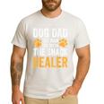 Dog Dad The Man The Myth The Snack Dealer Men's Casual T-Shirt White