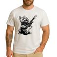 Dog Guitarist Guitar Yorkie Dad Mom For Men Women Men's Casual T-Shirt White