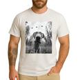 Dog Mom Dad Alien Selfie Weimaraner UFO For Men Women Men's Casual T-Shirt White