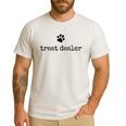 Dog Treat Dealer Vintage Pet Print Dog Dad Mom Men's Casual T-Shirt White
