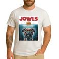 Drooling Boxer Jowls Fawn Dog Mom Dog Dad Burger Men's Casual T-Shirt White