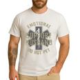 Emotional Support Husband Do Not Pet Dad For Men Men's Casual T-Shirt White