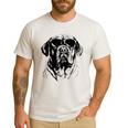 English Mastiff Sketch Drawing Art Dog Lover Mom Dad Women Men's Casual T-Shirt White