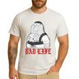 Family Guy Peter Stewie Dad Life Distressed Big Chest Logo Men's Casual T-Shirt White Family Guy Peter Stewie Dad Life Distressed Big Chest Logo Men's Casual T-Shirt White