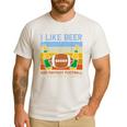 I Like Fantasy Football 3 People Draft Party Dad Men Men's Casual T-Shirt White