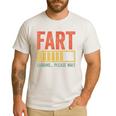 Fart Loading Please Wait Shirt Men Dad Joke Fathers Day Men's Casual T-Shirt White