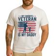 Father Veterans Day My Favorite Veteran Is My Daddy For Kids Men's Casual T-Shirt White Father Veterans Day My Favorite Veteran Is My Daddy For Kids Men's Casual T-Shirt White