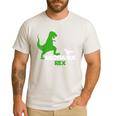 Father's Day Idea Daddysaurus Rex T-Shirt Men's Casual T-Shirt White Father's Day Idea Daddysaurus Rex T-Shirt Men's Casual T-Shirt White