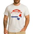 Fathers Day Shirt Cool Dad Bombest Pop Retro 80s Dad Men's Casual T-Shirt White