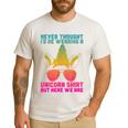 Fathers Day I Wear A Unicorn Shirt Dadacorn Men's Casual T-Shirt White Fathers Day I Wear A Unicorn Shirt Dadacorn Men's Casual T-Shirt White