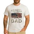 My Favorite Football Player Calls Me Dad Father's Day Men's Casual T-Shirt White My Favorite Football Player Calls Me Dad Father's Day Men's Casual T-Shirt White