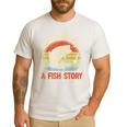 Fishing Even Jesus Had Fish Story Bass Dad Christian Men's Casual T-Shirt White