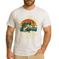 Full Time Dad Part Time Hooker Fishing Humor Fathers Day Men's Casual T-Shirt White