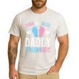 Future Dad Pink Or Blue Daddy Loves You Gender Reveal Men's Casual T-Shirt White