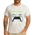 Gamer Dad Gaming Shirts Fathers Day Video Game Daddy Men's Casual T-Shirt White