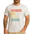 Gamer Husband Dad Video Game Legend Father's Day Men's Casual T-Shirt White Gamer Husband Dad Video Game Legend Father's Day Men's Casual T-Shirt White