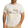 German Shepherd Dad Shirt American Flag German Shepherds Men's Casual T-Shirt White