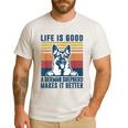 German Shepherd Men Women Dog Dad Mom German Shepherd Men's Casual T-Shirt White