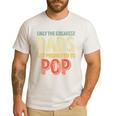 Only The Greatest Dads Get Promoted To Pop Men's Casual T-Shirt White