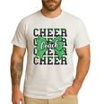 Green Sport Loud Proud Cheer Coach Dad Father's Day Men's Casual T-Shirt White