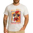 Guess What Chicken Butt DadSiblingsFriends Humor Small Men's Casual T-Shirt White