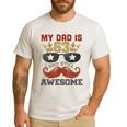 Happy His Birthday My Dad Is 63 Years Old And Still Awesome Men's Casual T-Shirt White