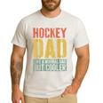 Hockey Dad Shirt Men Fathers Day Hockey Dad Men's Casual T-Shirt White