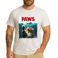 Humorous Paws Parody Cat Mouse For Cat Lover Cat Mom Cat Dad Men's Casual T-Shirt White