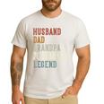 Husband Dad Grandpa 70 Year Old Legend 70th Birthday Men's Casual T-Shirt White