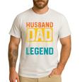 Husband Dad PSYCHIATRIST Legend Father's Day PSYCHIATRISTS Men's Casual T-Shirt White