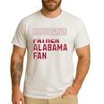 Husband Father Alabama Fan Fathers Day Alabama Dad Men's Casual T-Shirt White