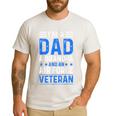 I’m A Dad Grandpa Air Force Veteran Distressed Men's Casual T-Shirt White