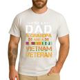 I'm A Dad Grandpa And A Vietnam Veteran US Army Vet Men's Casual T-Shirt White