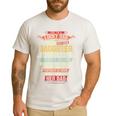 I'm A Lucky Dad I Have A Awesome Daughter She's Stubborn Men's Casual T-Shirt White