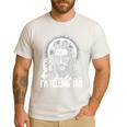 I'm Telling Dad Jesus Men's Casual T-Shirt White