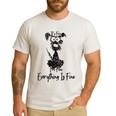 Its Fine Im Fine Everythings Fine Dog Mom Dad Lovers Men's Casual T-Shirt White