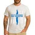 Jesus God Religious Man Of God Husband Dad Protector Men's Casual T-Shirt White Jesus God Religious Man Of God Husband Dad Protector Men's Casual T-Shirt White