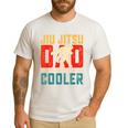 Jiu Jitsu Dad Like A Regular Dad But Cooler Dad Father Men's Casual T-Shirt White