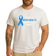 June Is Men’s Health Awareness Month Ribbon For Dad Grandpa Men's Casual T-Shirt White